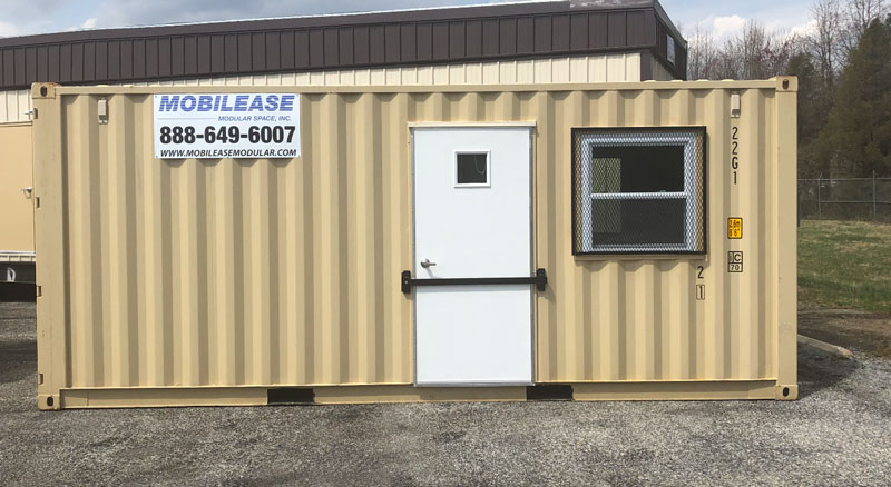 Container in a site
