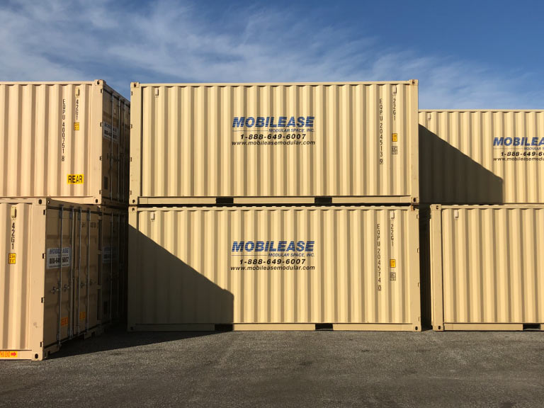 Container in the port